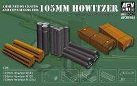 1:35 Ammunition Crates and Containers for 105mm Howitzer