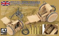 WWII British Rota Trailer w/ 2 Pounder Ammunition Set
