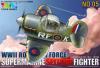 WWII Supermarine Spitfire Fighter  (Egg Plane Model Kit)